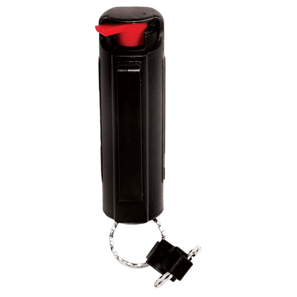 Pepper Shot 1.2% MC 1/2 oz Pepper Spray Hard Case Belt Clip and Quick Release Key Chain - Image 2